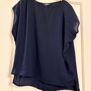 Lands' End Classic Navy Women's Blouse